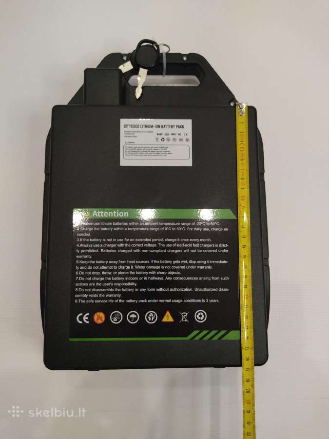 Baterija 60v20ah Lion elektrinio cioperio triracio - nuotraukos Nr. 16