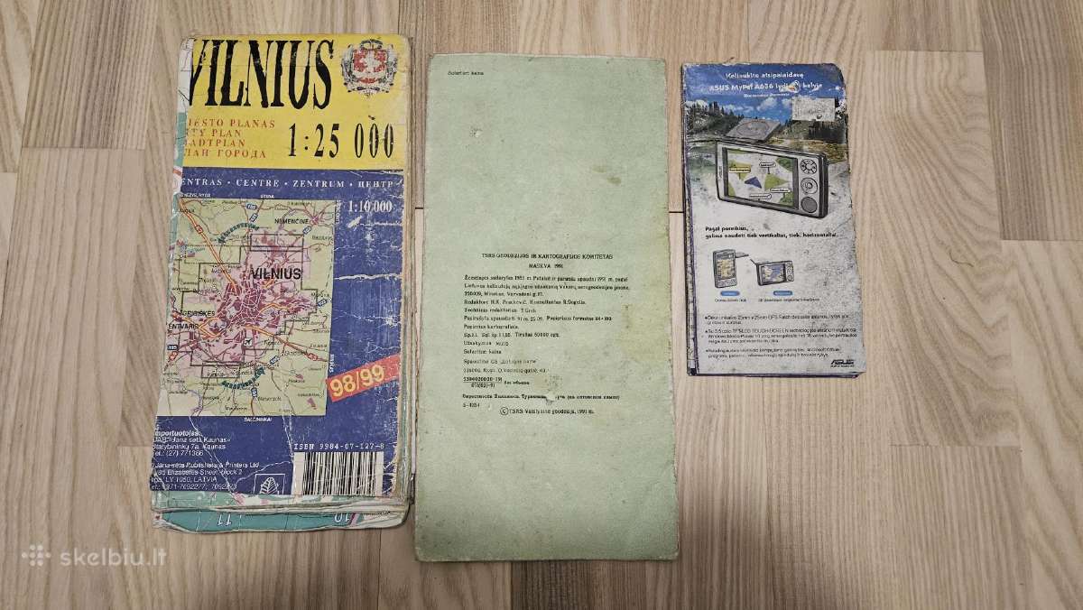Vilniaus žemėlapiai - nuotraukos Nr. 2