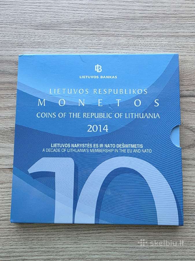 2014 m. Apyvartinių litų monetų rinkinys Nato