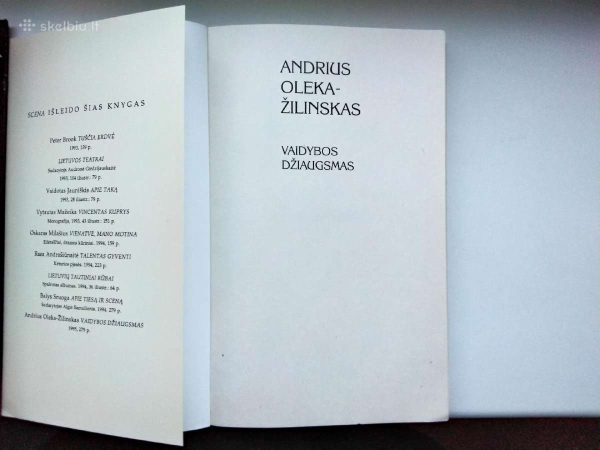 A. Oleka - Žilinskas. Vaidybos džiaugsmas - nuotraukos Nr. 2