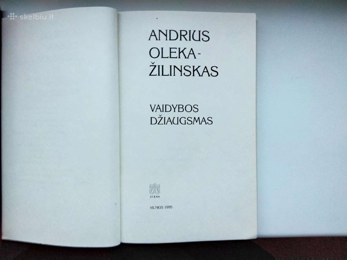 A. Oleka - Žilinskas. Vaidybos džiaugsmas - nuotraukos Nr. 3