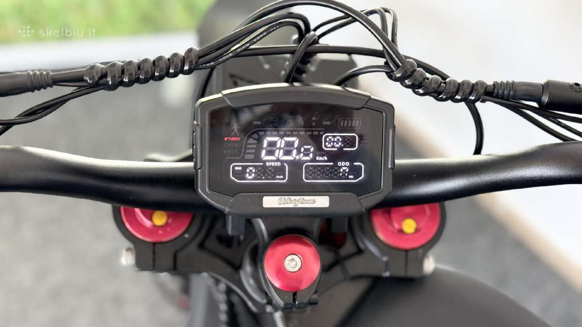 Gt54 Riding Times elektrinis dviratis 1000w 65km/h - nuotraukos Nr. 10