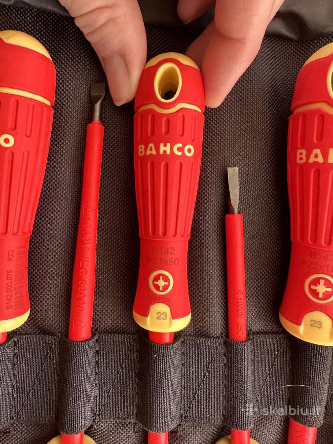 Bahco atsuktuvų komplektas, 7vnt - nuotraukos Nr. 3