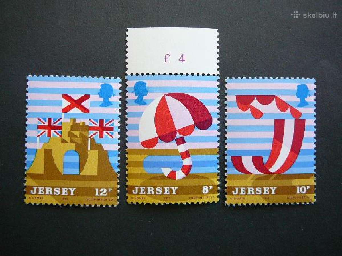 Turizmas Jersey 1975 svarus ukj439