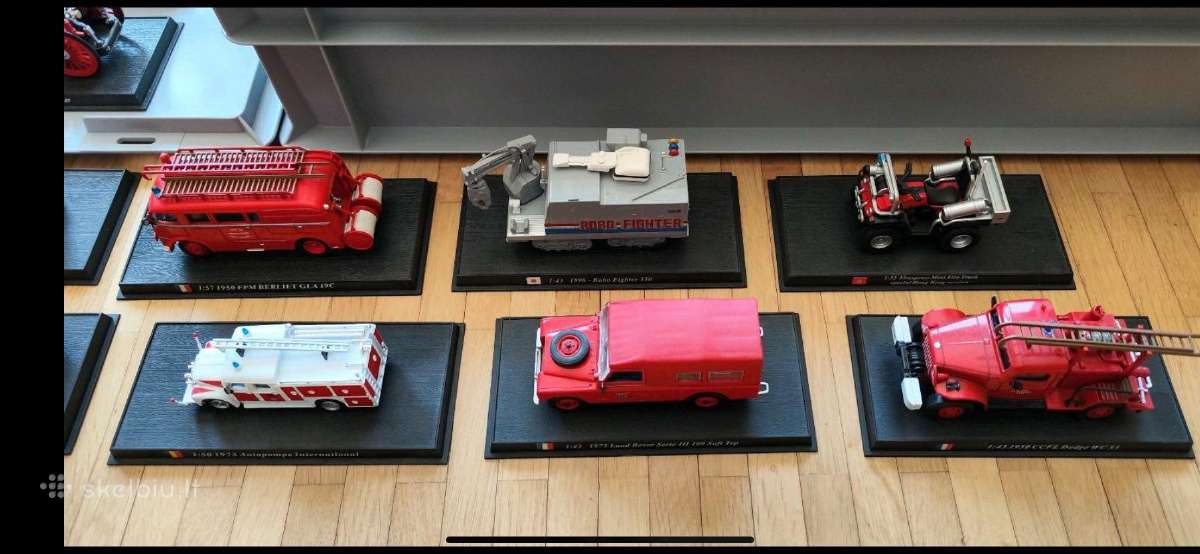 Gaisriniu modeliai gaisrines firetrucks modeliukai - nuotraukos Nr. 4