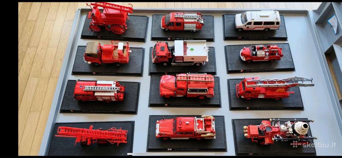 Gaisriniu modeliai gaisrines firetrucks modeliukai - nuotraukos Nr. 5
