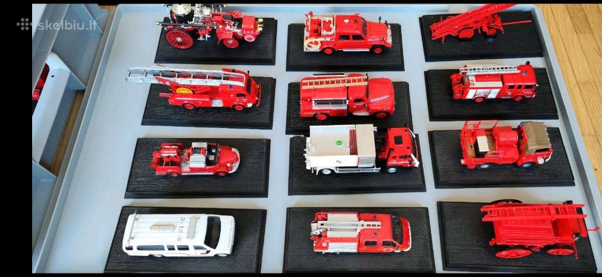 Gaisriniu modeliai gaisrines firetrucks modeliukai - nuotraukos Nr. 6