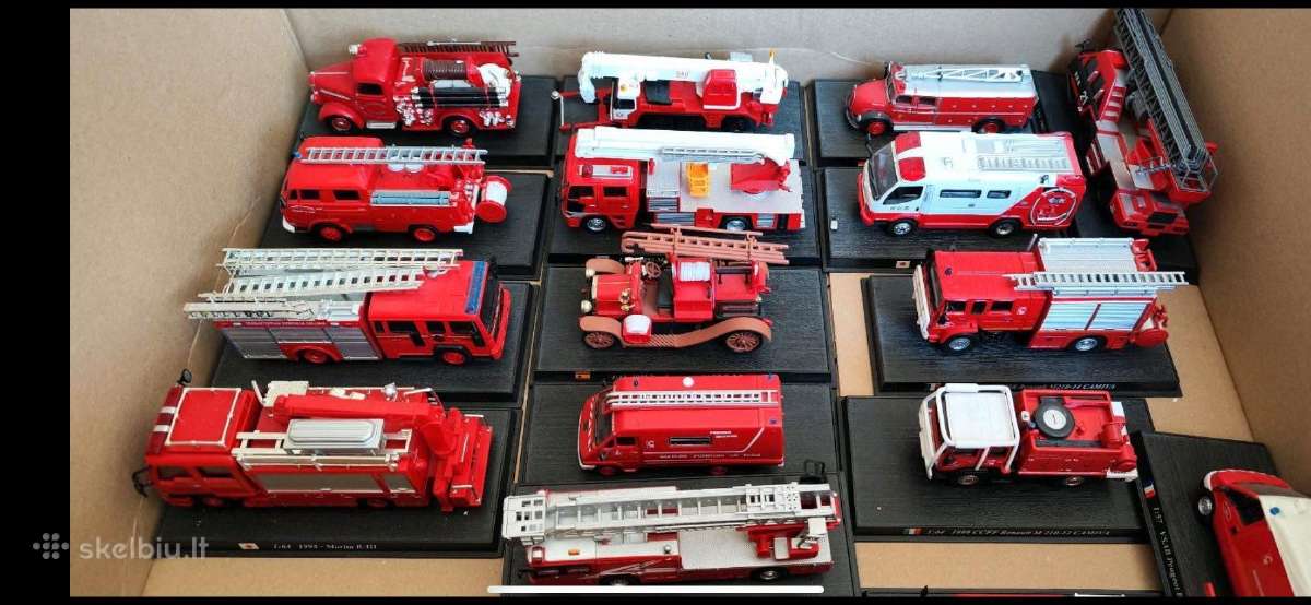Gaisriniu modeliai gaisrines firetrucks modeliukai - nuotraukos Nr. 9