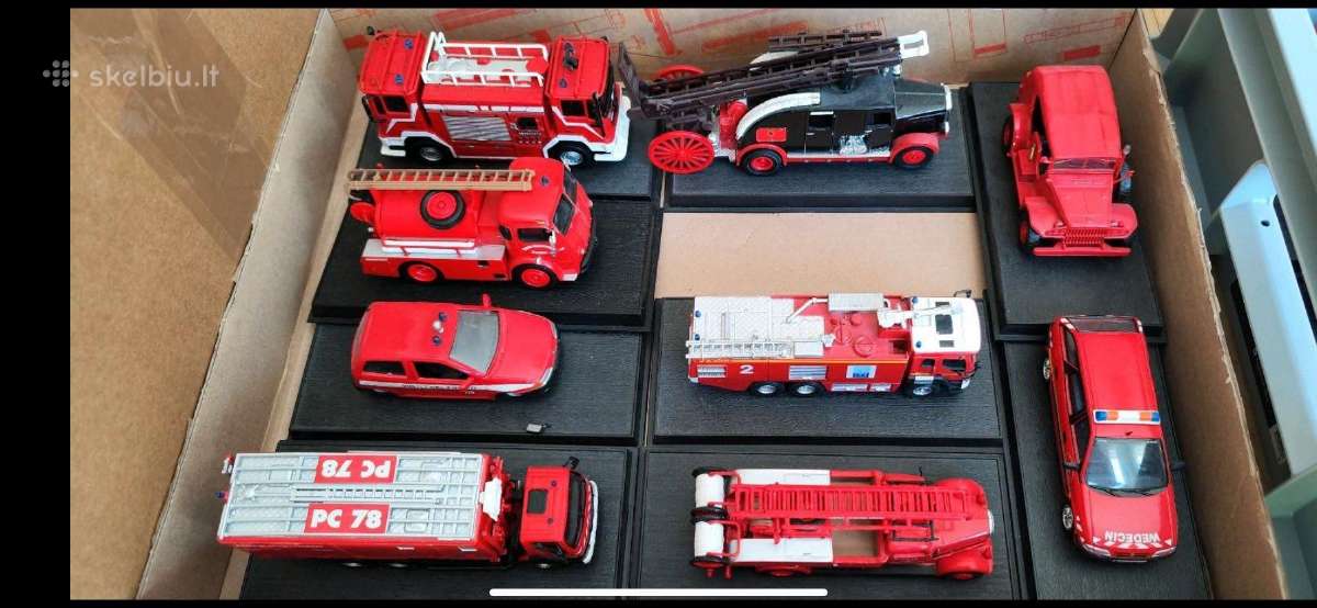Gaisriniu modeliai gaisrines firetrucks modeliukai - nuotraukos Nr. 10