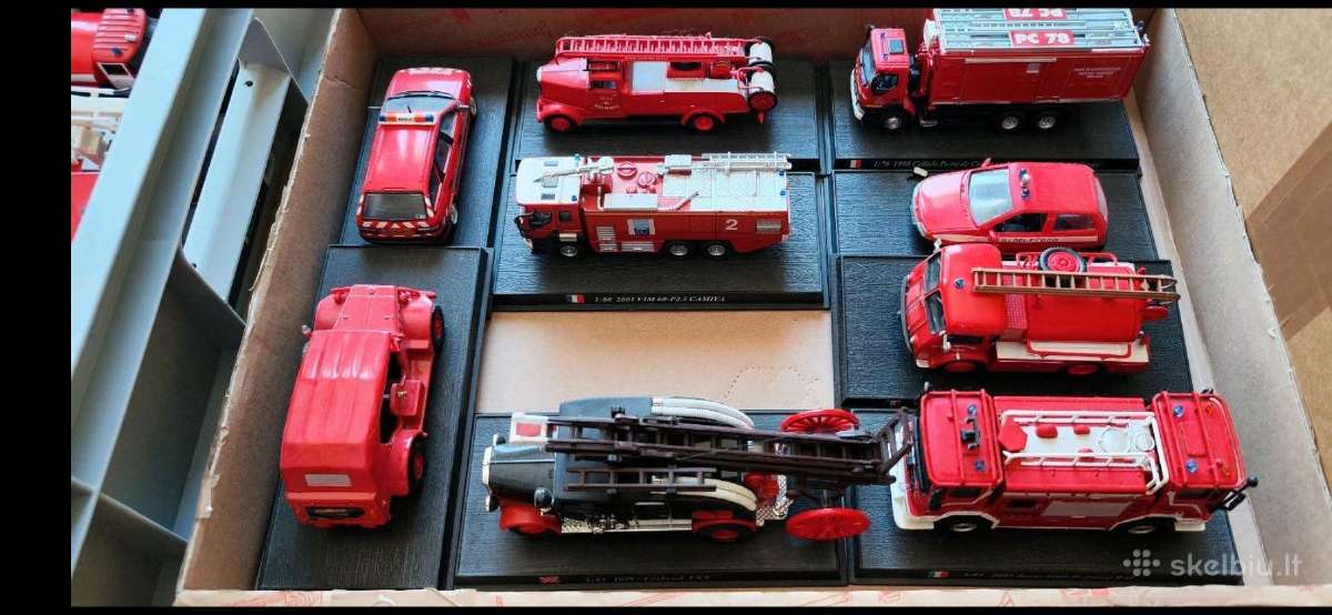 Gaisriniu modeliai gaisrines firetrucks modeliukai - nuotraukos Nr. 11