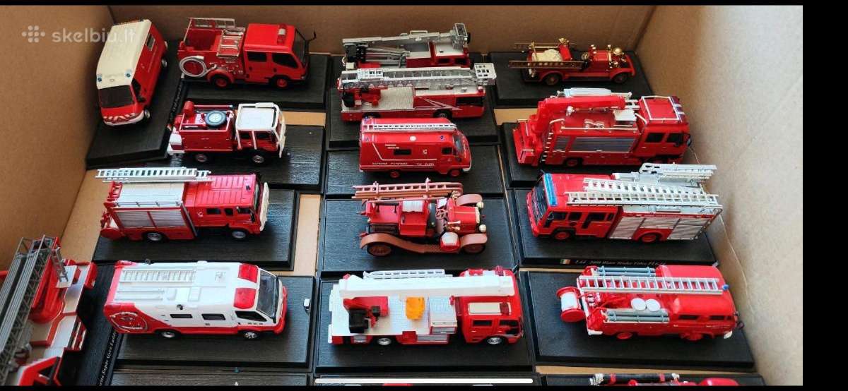 Gaisriniu modeliai gaisrines firetrucks modeliukai - nuotraukos Nr. 12