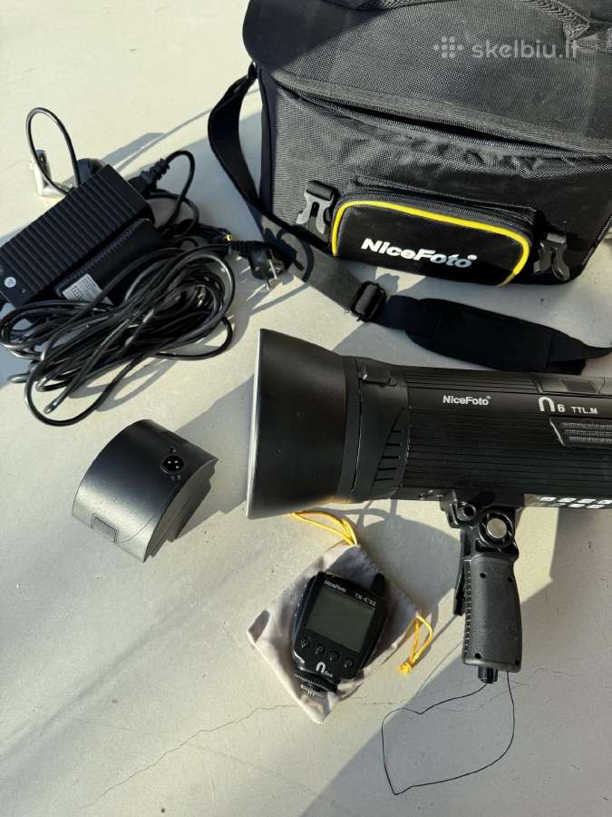 Belaidė Studijinė Blykstė Nicefoto N6 Ttl.m 600w