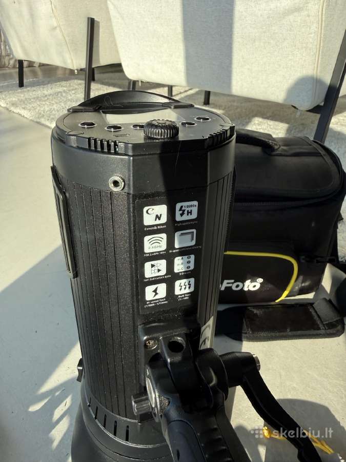 Belaidė Studijinė Blykstė Nicefoto N6 Ttl.m 600w - nuotraukos Nr. 4