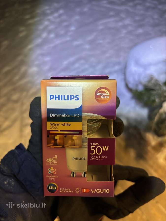 Parduodu Philips dimmable LED lempute