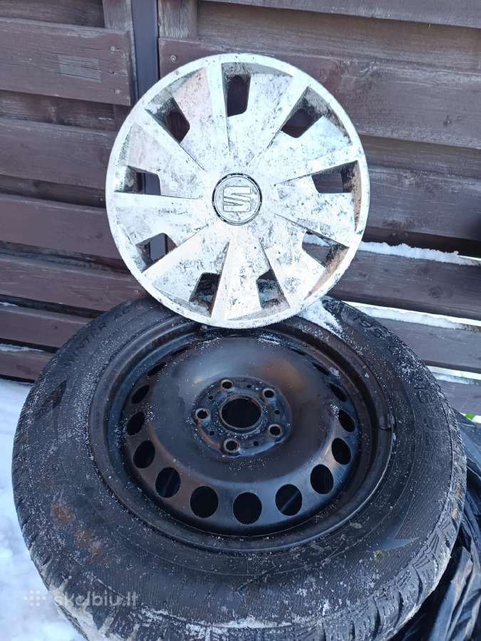 R15 ratlankiai su žieminėm padangom