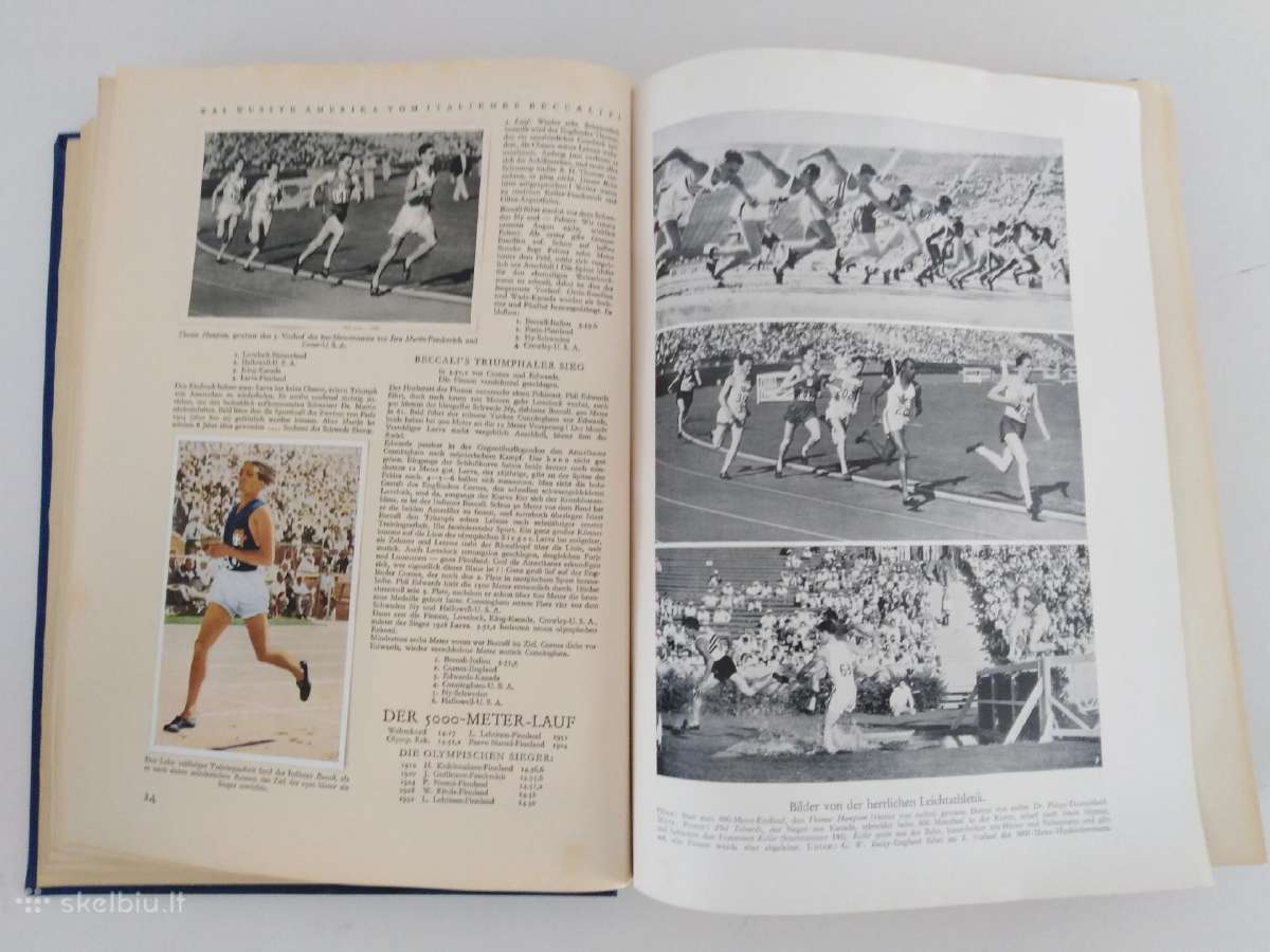 1932 Olimpines zaidynes knyga atvirukai albumas - nuotraukos Nr. 7