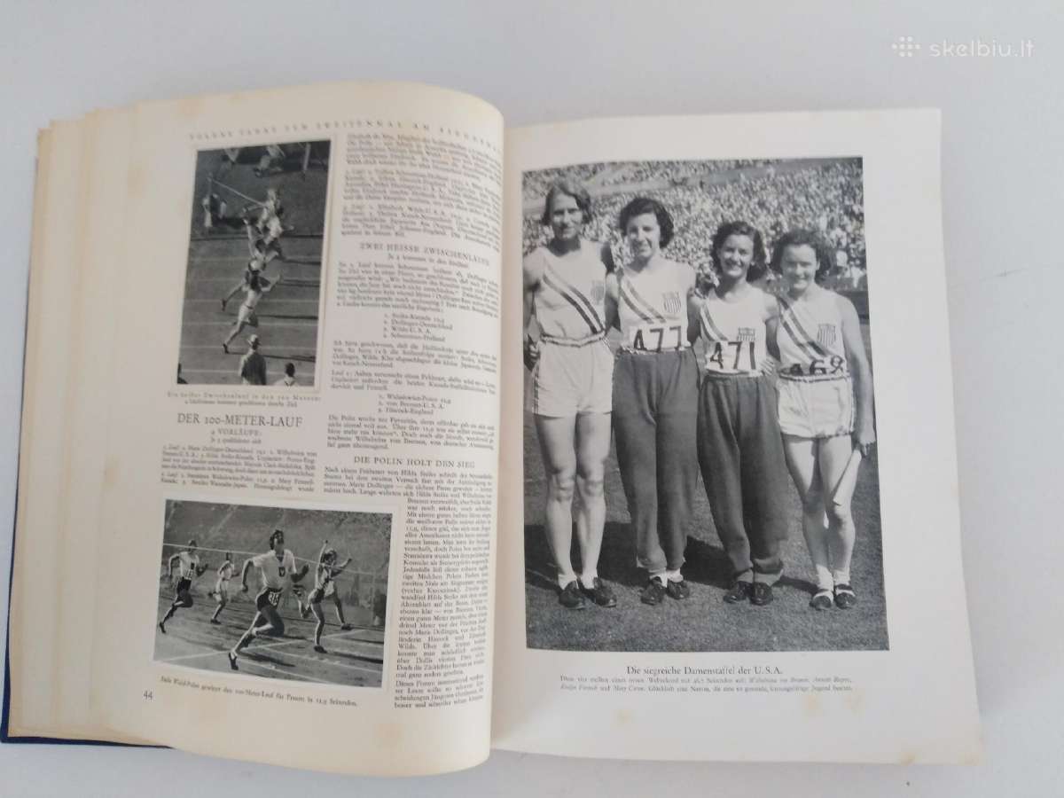 1932 Olimpines zaidynes knyga atvirukai albumas - nuotraukos Nr. 9