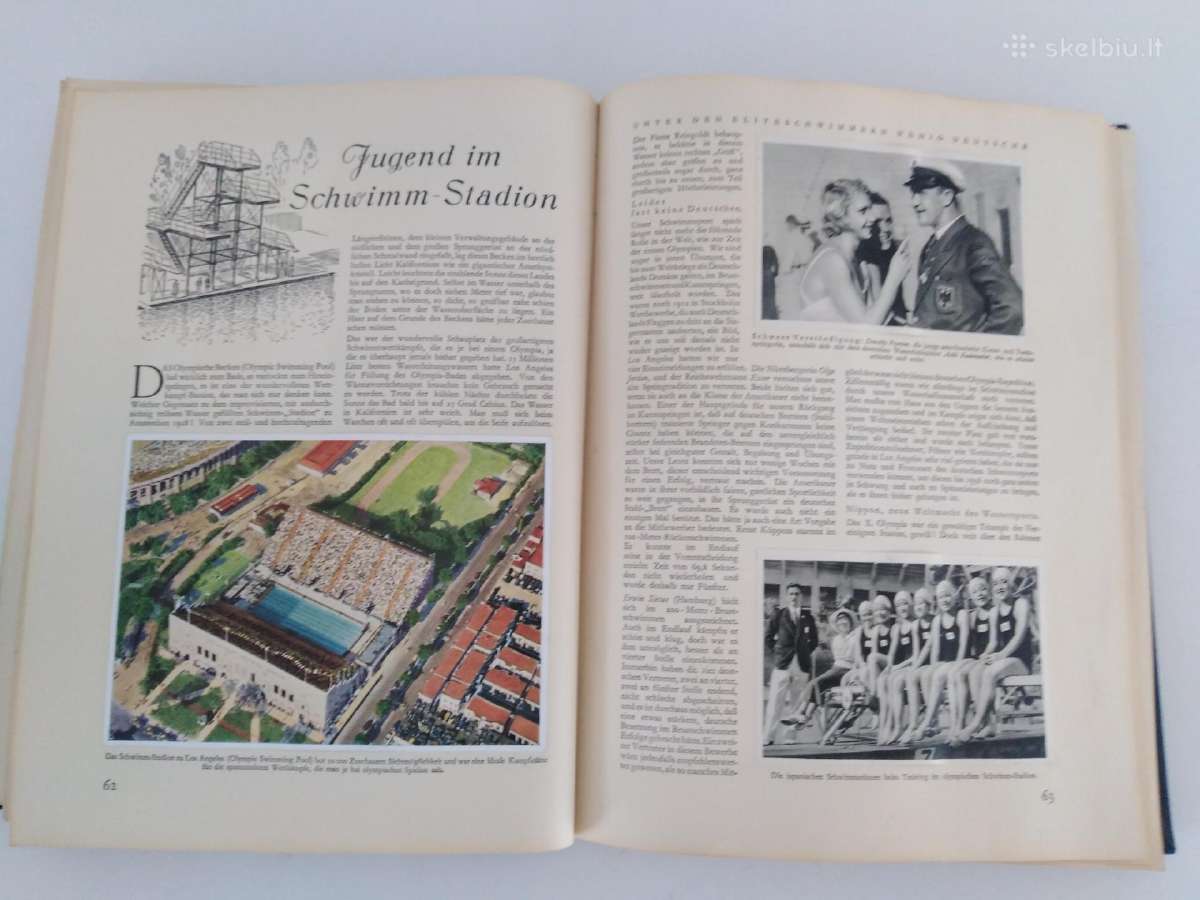 1932 Olimpines zaidynes knyga atvirukai albumas - nuotraukos Nr. 12