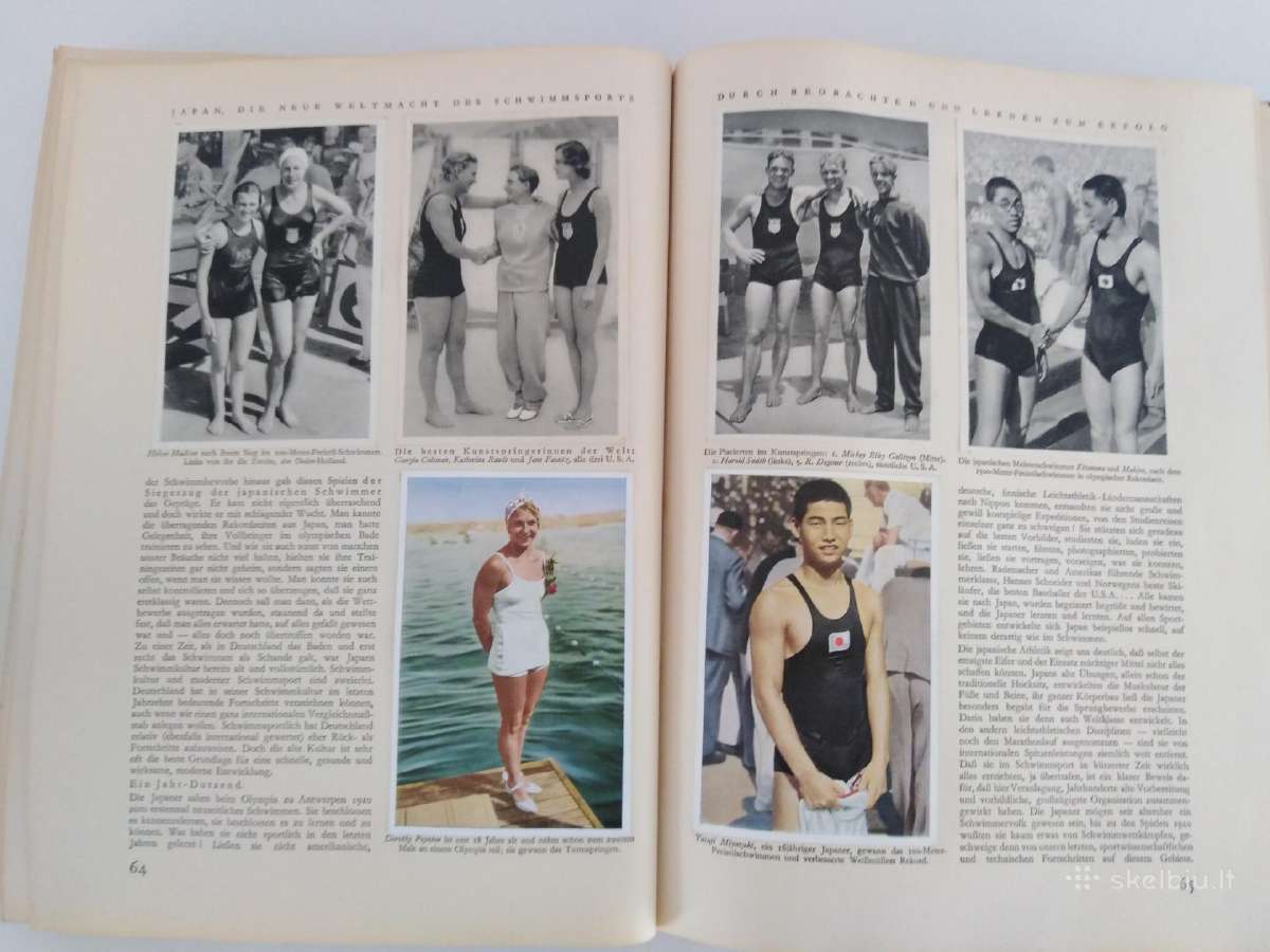 1932 Olimpines zaidynes knyga atvirukai albumas - nuotraukos Nr. 13