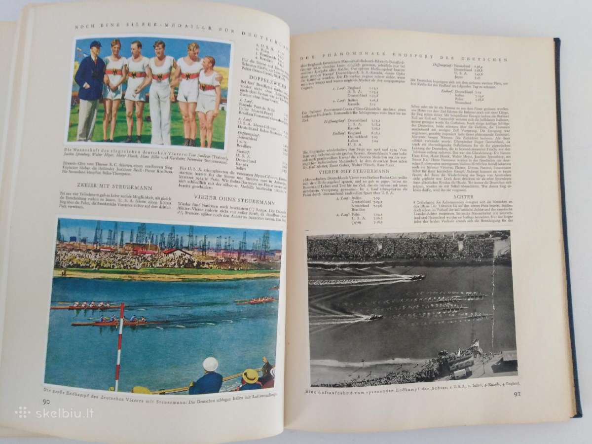 1932 Olimpines zaidynes knyga atvirukai albumas - nuotraukos Nr. 15