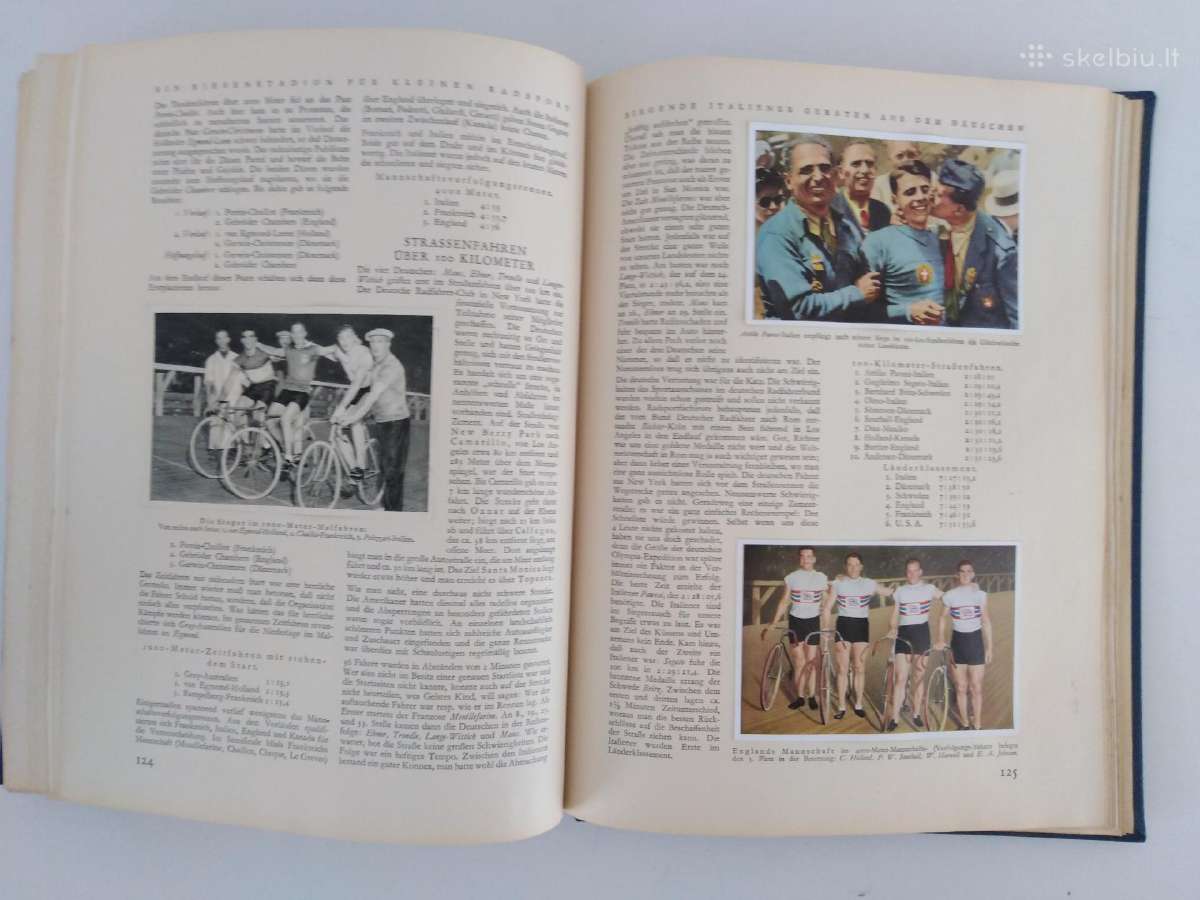 1932 Olimpines zaidynes knyga atvirukai albumas - nuotraukos Nr. 22