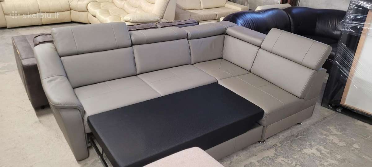 Odiniai Baldai Reglainer komplektas kampas sofa - nuotraukos Nr. 18