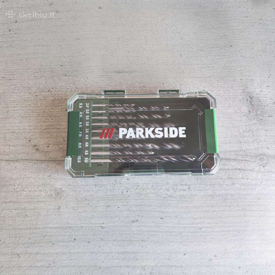 Parkside grąžtų medžiui rinkinys 15 dalių