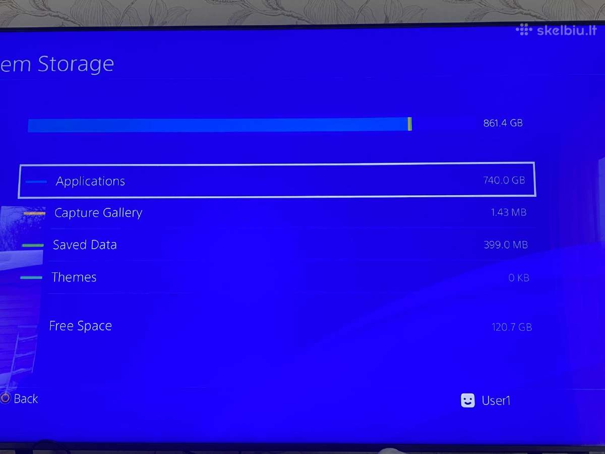 Atrištas Playstation 4 Slim 1 TB + 13 žaidimų - nuotraukos Nr. 5
