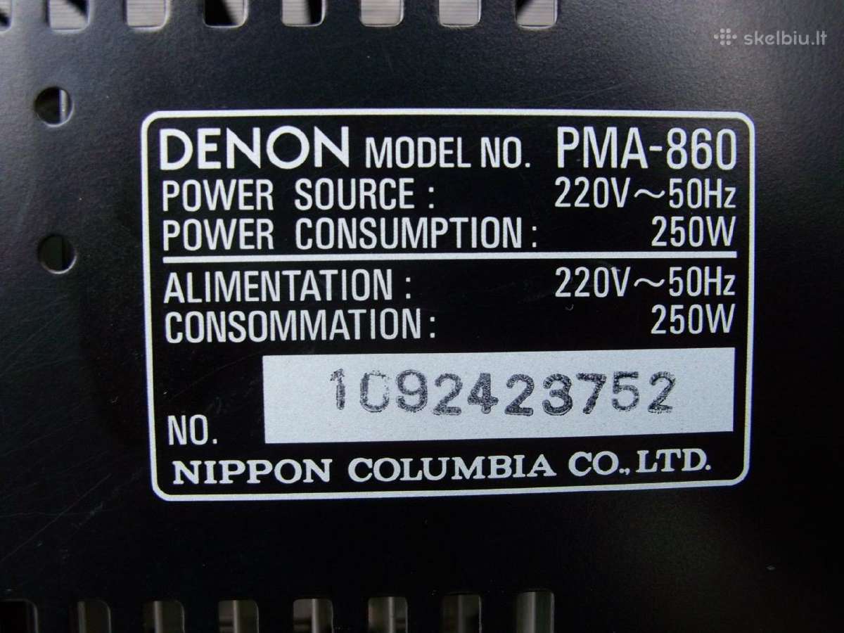 Denon Avp 5000. Pma 700v,860. Dcd-1300. De-70. - nuotraukos Nr. 26