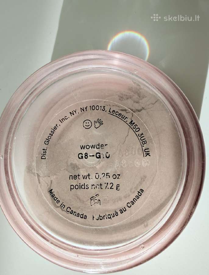 Glossier Wowder biri pūdra G8-g10, 7.2 g - nuotraukos Nr. 3