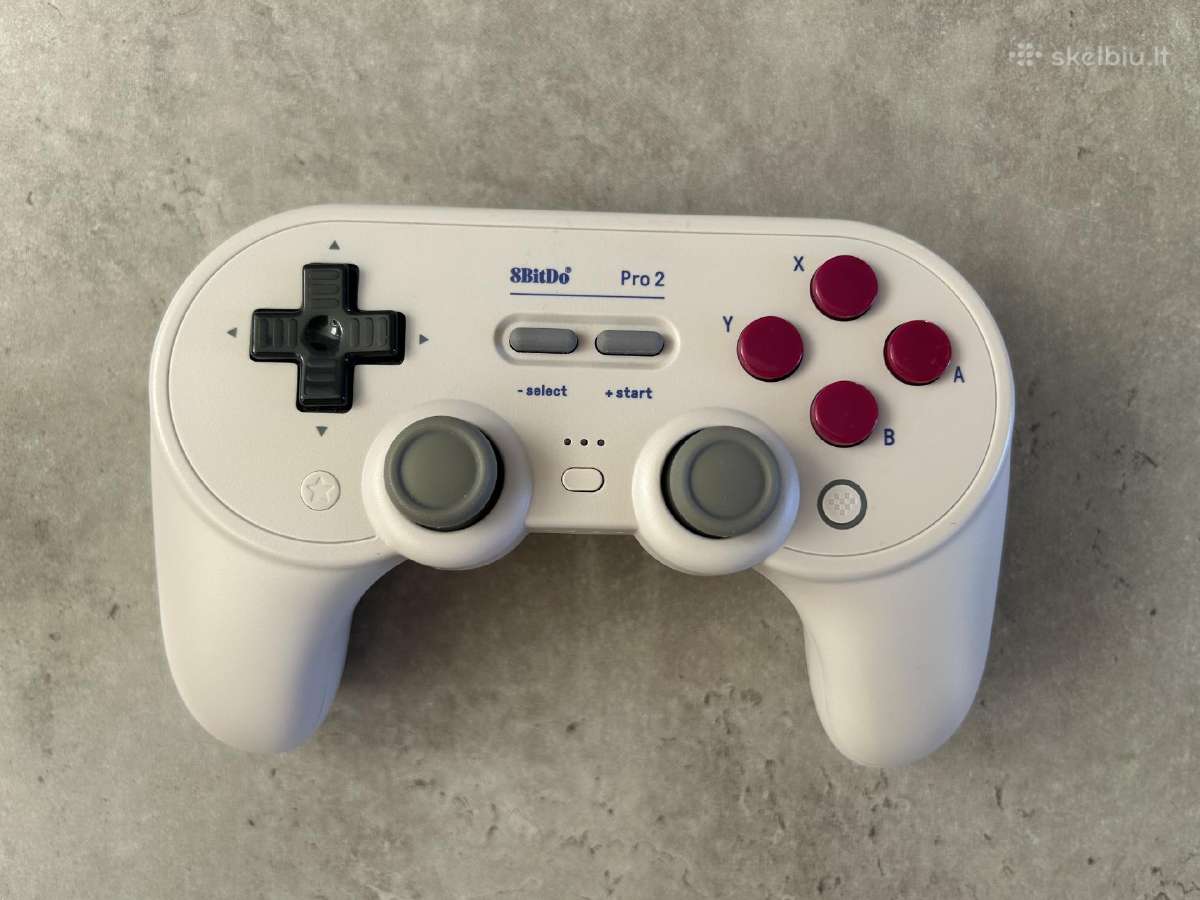 8bitdo Pro 2 pultelis + telefono laikiklis