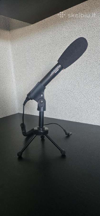 Philips mikrofonas su stovu