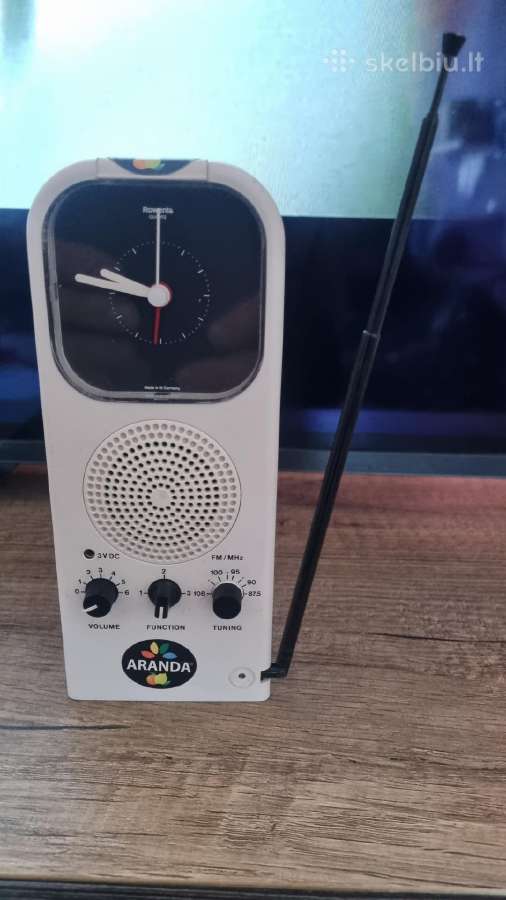 Radio imtuvas-laikrodis žadintuvas