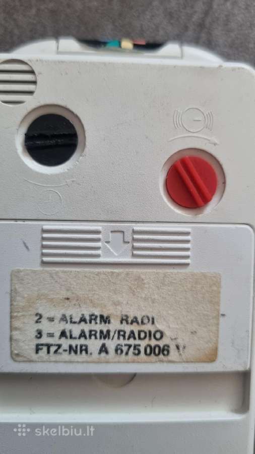 Radio imtuvas-laikrodis žadintuvas - nuotraukos Nr. 3