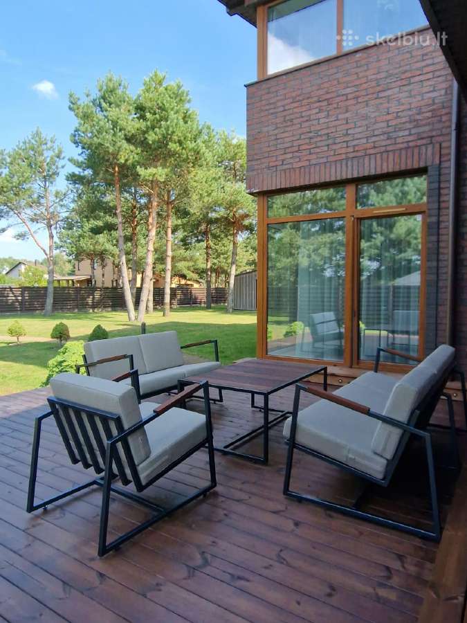 Prabangūs lauko baldai terasai Modern