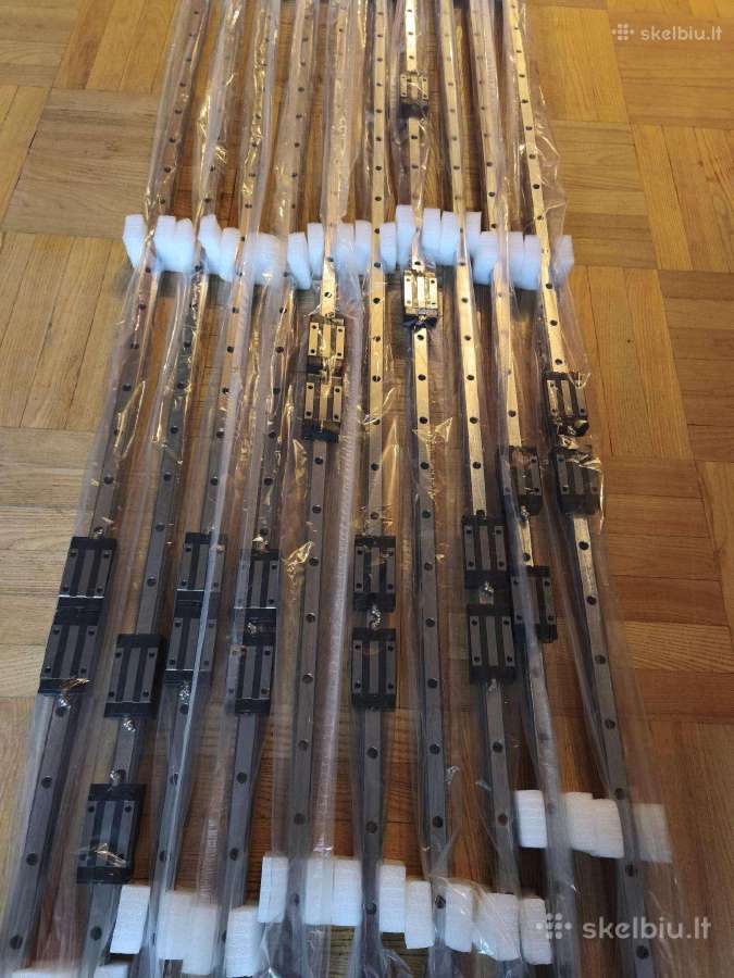 Hgr20 linear rails, CNC. Linijiniai guoliai