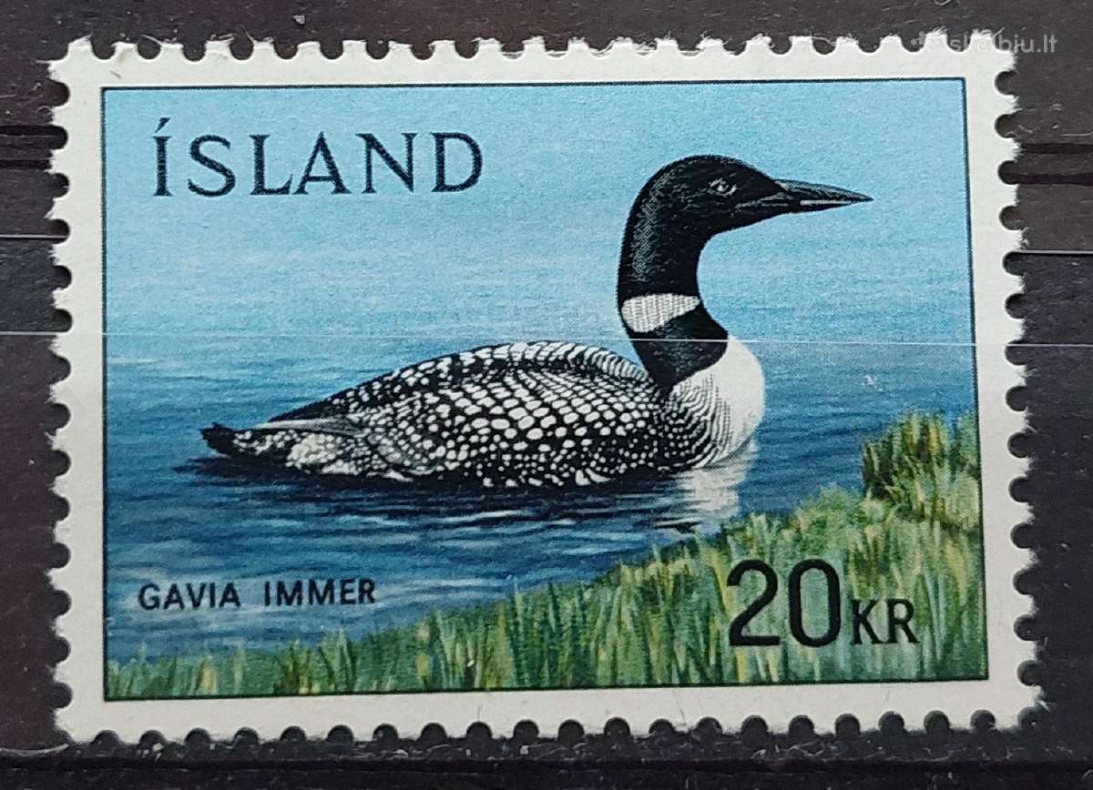 Islandija 1967 antis, švarus, Michel 408