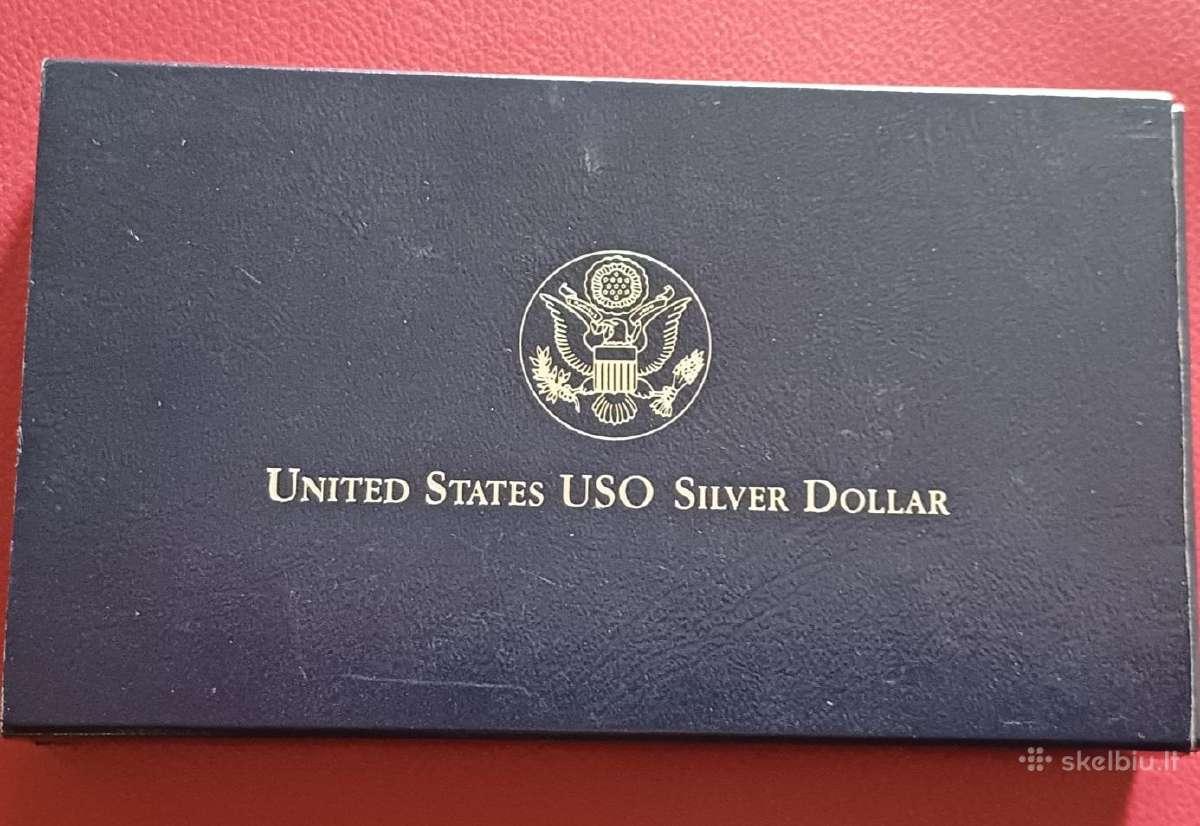 1 doleris 1991m. JAV sidabras 900 unc - nuotraukos Nr. 5