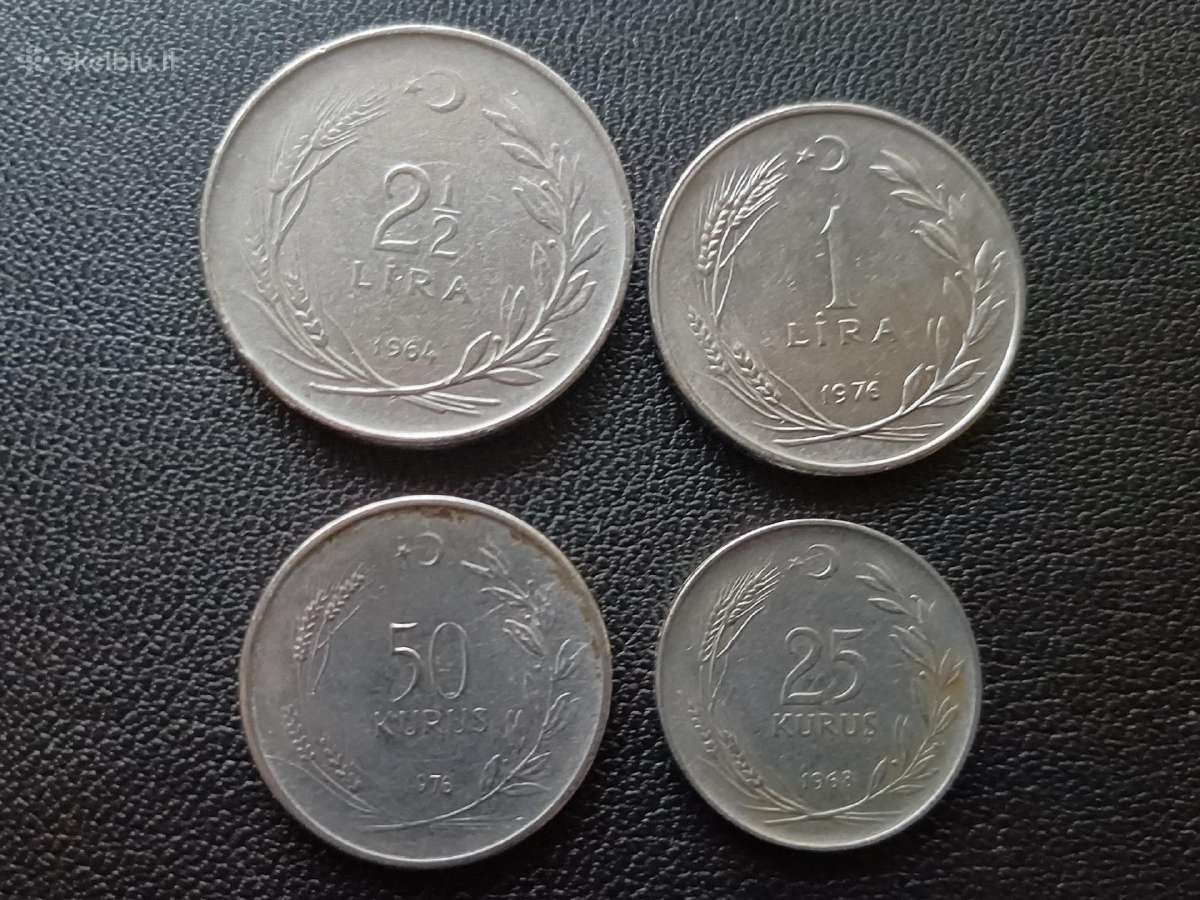 Turkijos liros.