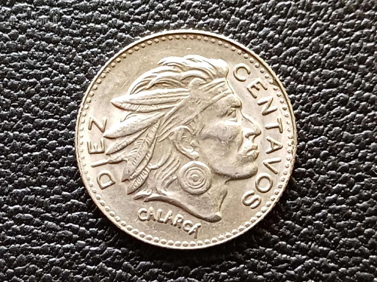 10 centavų 1956m. Kolumbija unc - nuotraukos Nr. 2