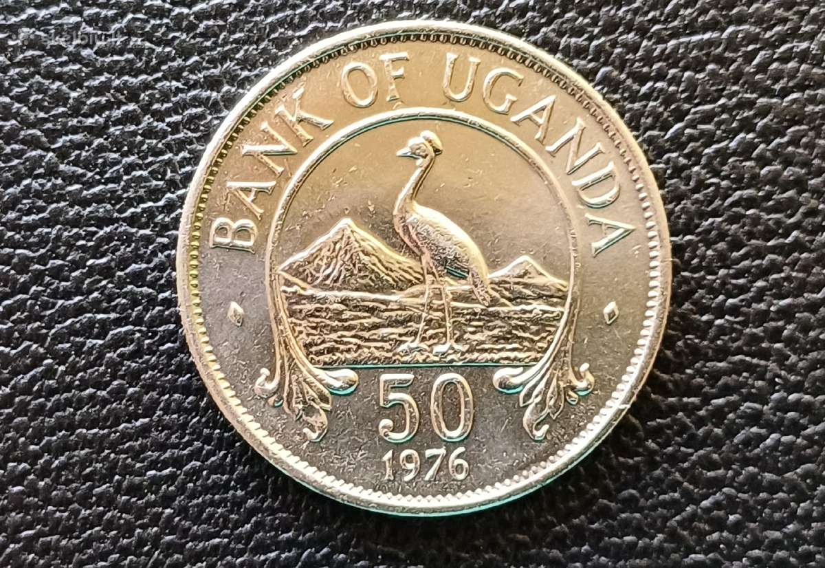 50 centų 1976m. Uganda