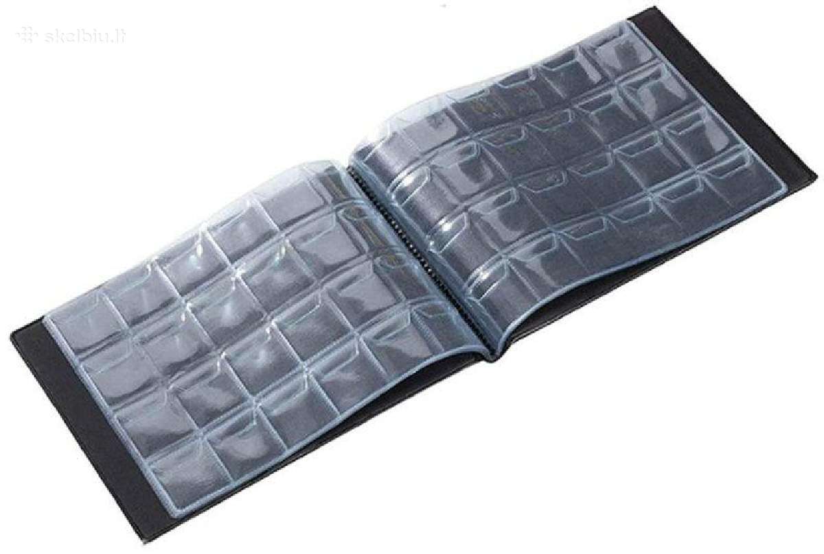 Kompaktiškas albumas 240 monetoms