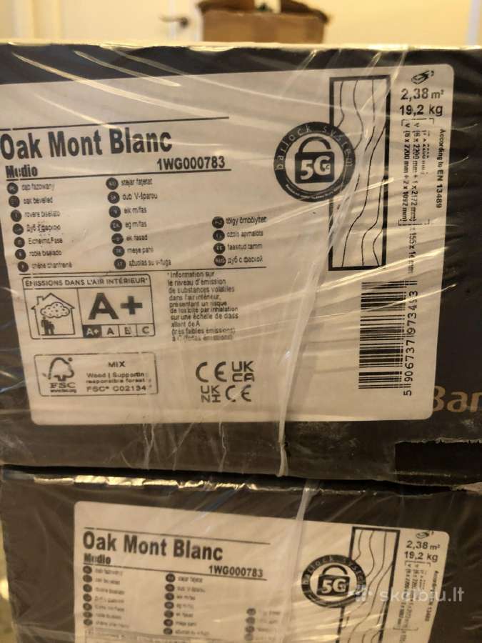 Barlinek Oak Mont Blanc parketlentes likutis - nuotraukos Nr. 2