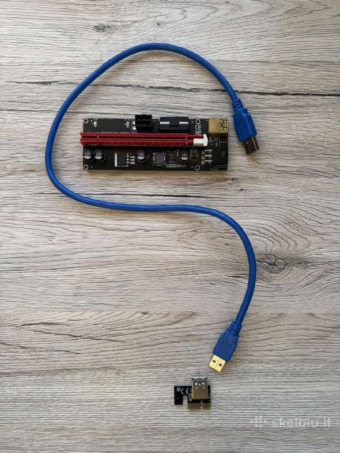 Pcie riser (adapteris) 009s versija