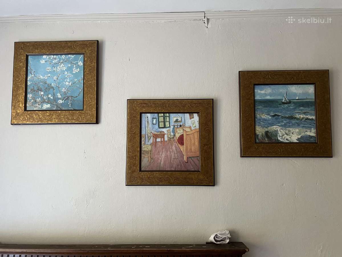 Van gogh printai/paveikslai su rėmais