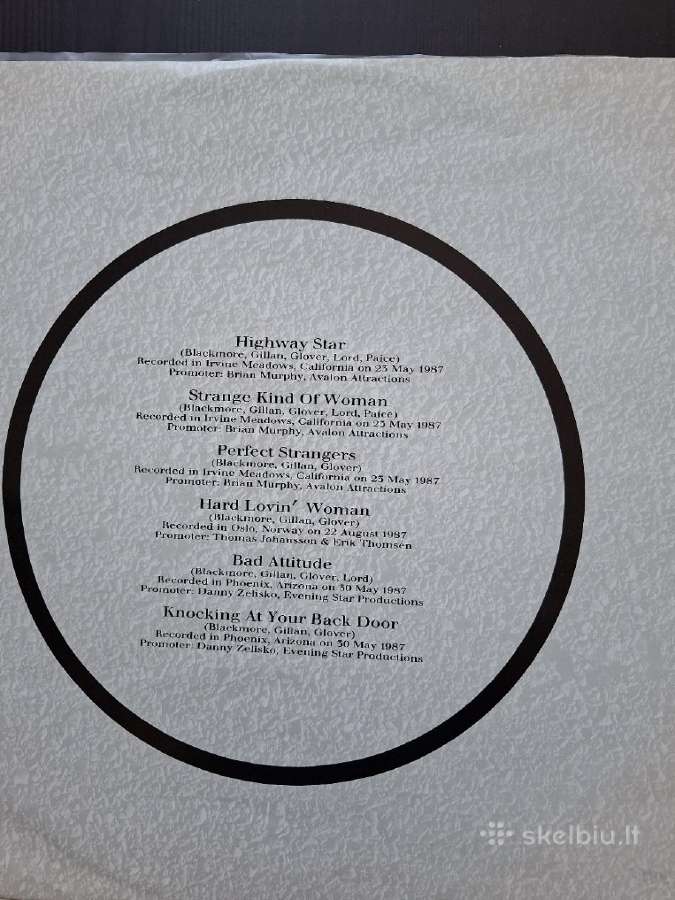 Deep Purple 1988 “nobodys Perfect 2 Lp - nuotraukos Nr. 4