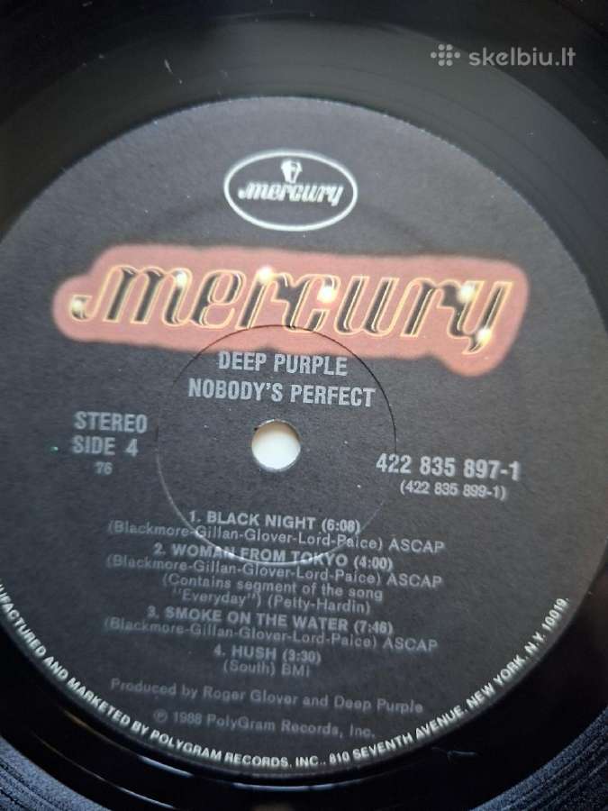 Deep Purple 1988 “nobodys Perfect 2 Lp - nuotraukos Nr. 8