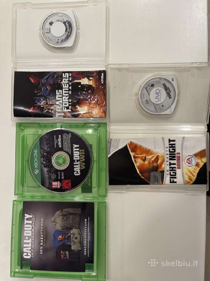 Umd, Dvd diskai su žaidimais Play Station Portable - nuotraukos Nr. 2