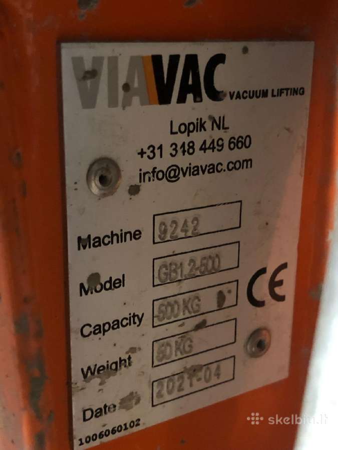 Vakuumini keltuvas Viavac - nuotraukos Nr. 3