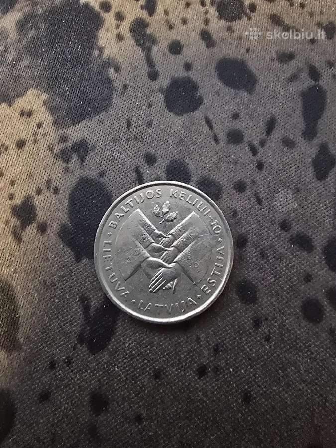 Lietuva 1 litas, 1999 Baltijos kelias